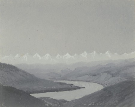 Вид долины реки СарыДжаз по его течению
в Кашгарию